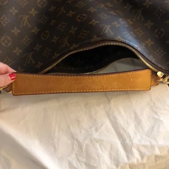 Louis Vuitton Brown Monogram Hobo Bag - Picture 9 of 16